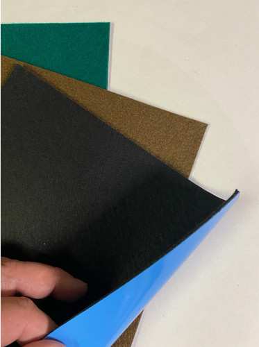 Adhesive felt with neoprene - adhesive,