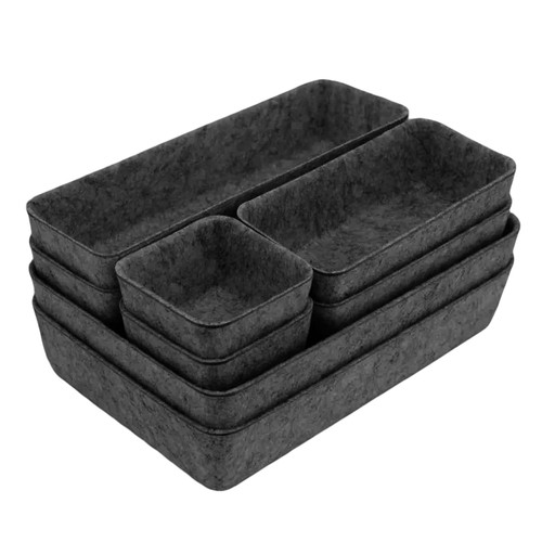 Felt drawer organiser set 8 - drawer,